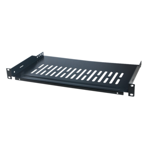 LogiLink SF1C35B 1U 19" Étagère rack 10kg Acier Noir