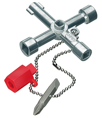 KNIPEX 00 11 03 - Zinc moulé sous pression - 4 têtes - 5, 6, 8 mm