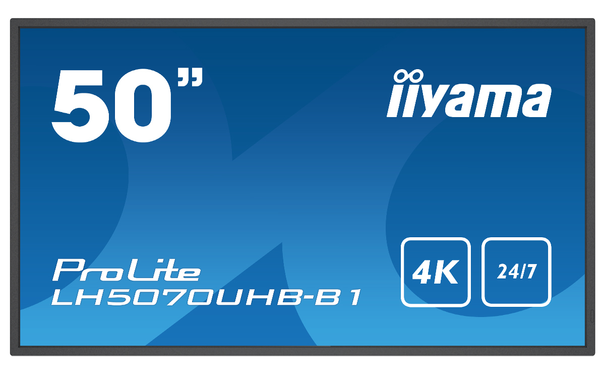 Iiyama LH5070UHB-B1 Écran d'affichage dynamique 4K 49,5"