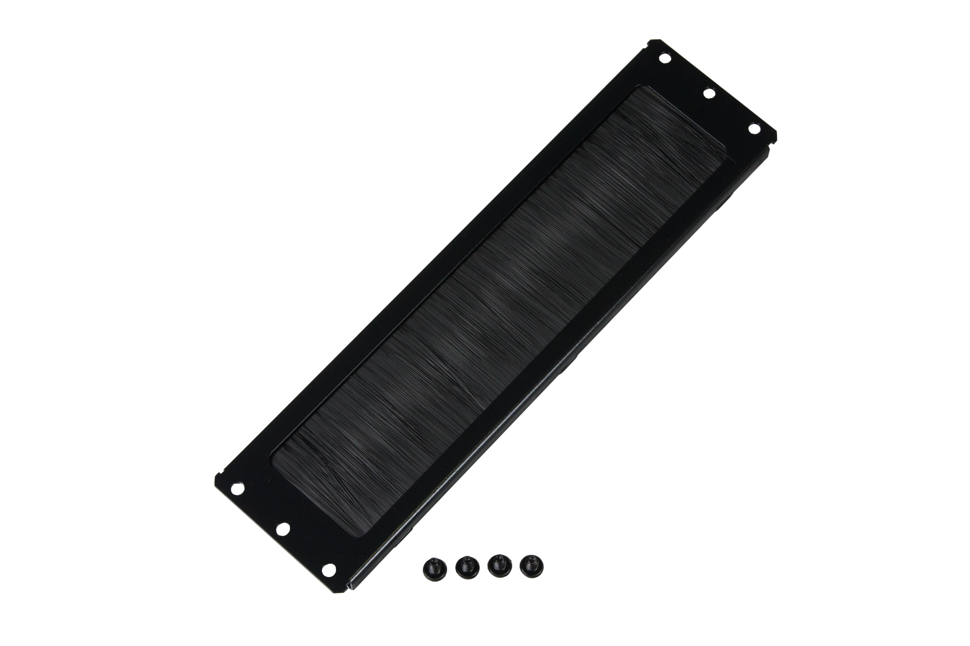 Couvercle Rockstable pour la gestion des câbles avec joint à brosse noir