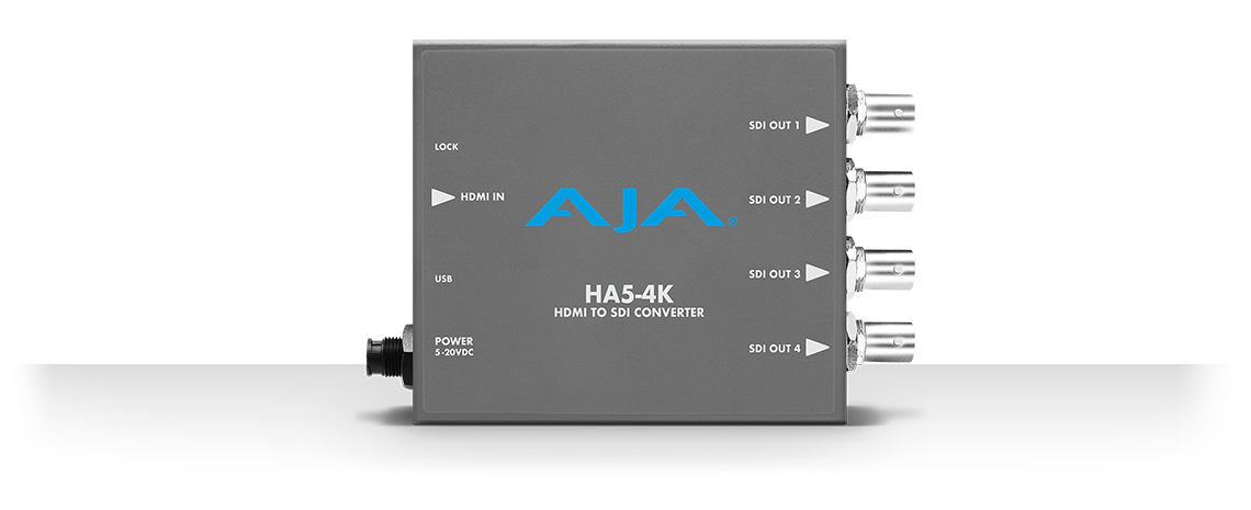 AJA HA5-4K HDMI till SDI-omvandlare, 4K-stöd - HA5-4K