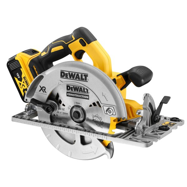 DEWALT DCS572NT portable circular saw 18.4 cm Yellow 5500 RPM