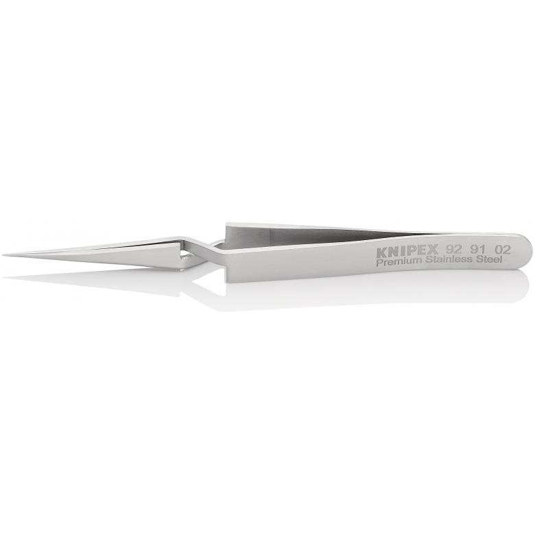 KNIPEX KN 92 91 02 Precision Cross Tweezers Stainless Steel - 92 91 02