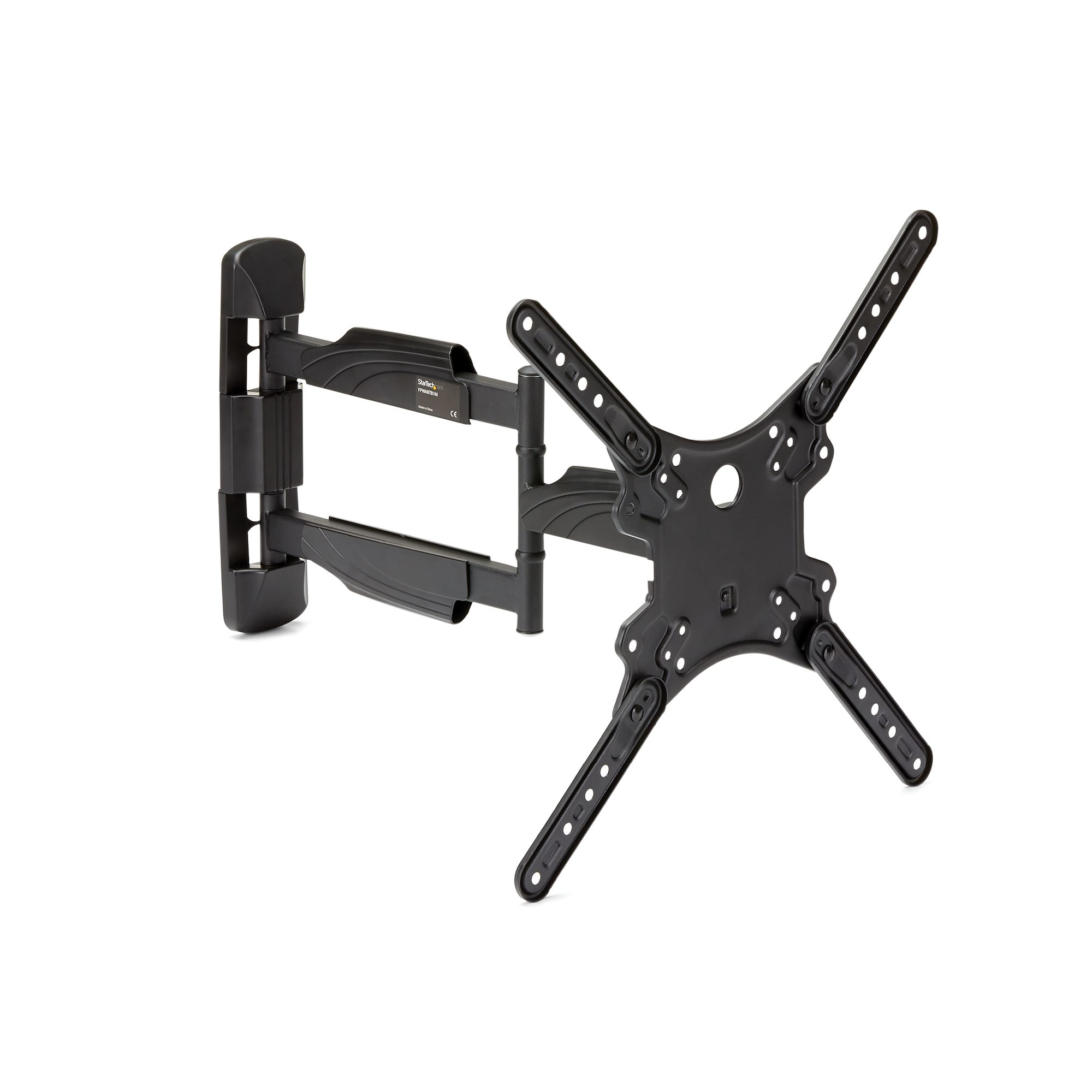 StarTech Flat-Screen TV Wall Mount - Articulating Arm - Wall mount for TV - Plastic, steel - Black - Screen size: 55.88-139.7 cm (22"-55") - FPWARTB1M