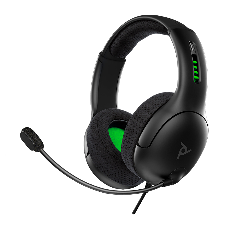 PDP LVL50 Gaming Headset Black Green - 048-124-EU-BK