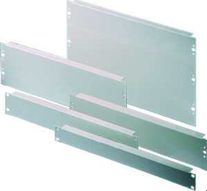 Panneau factice Rittal DK 19" 1 U hauteur d'installation 44 mm RAL 7035