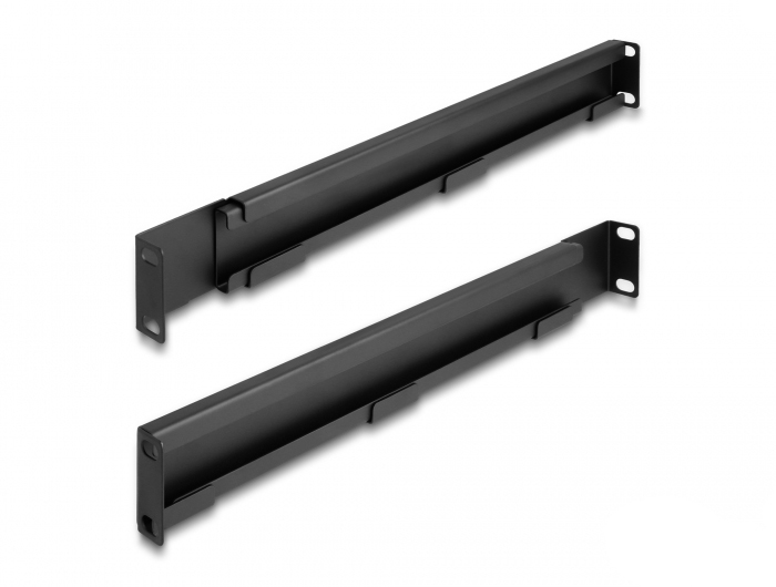 Delock 66885 - Mounting bracket - Black - Metal - 48.3 cm (19") - 368 mm - 60 mm - 66885