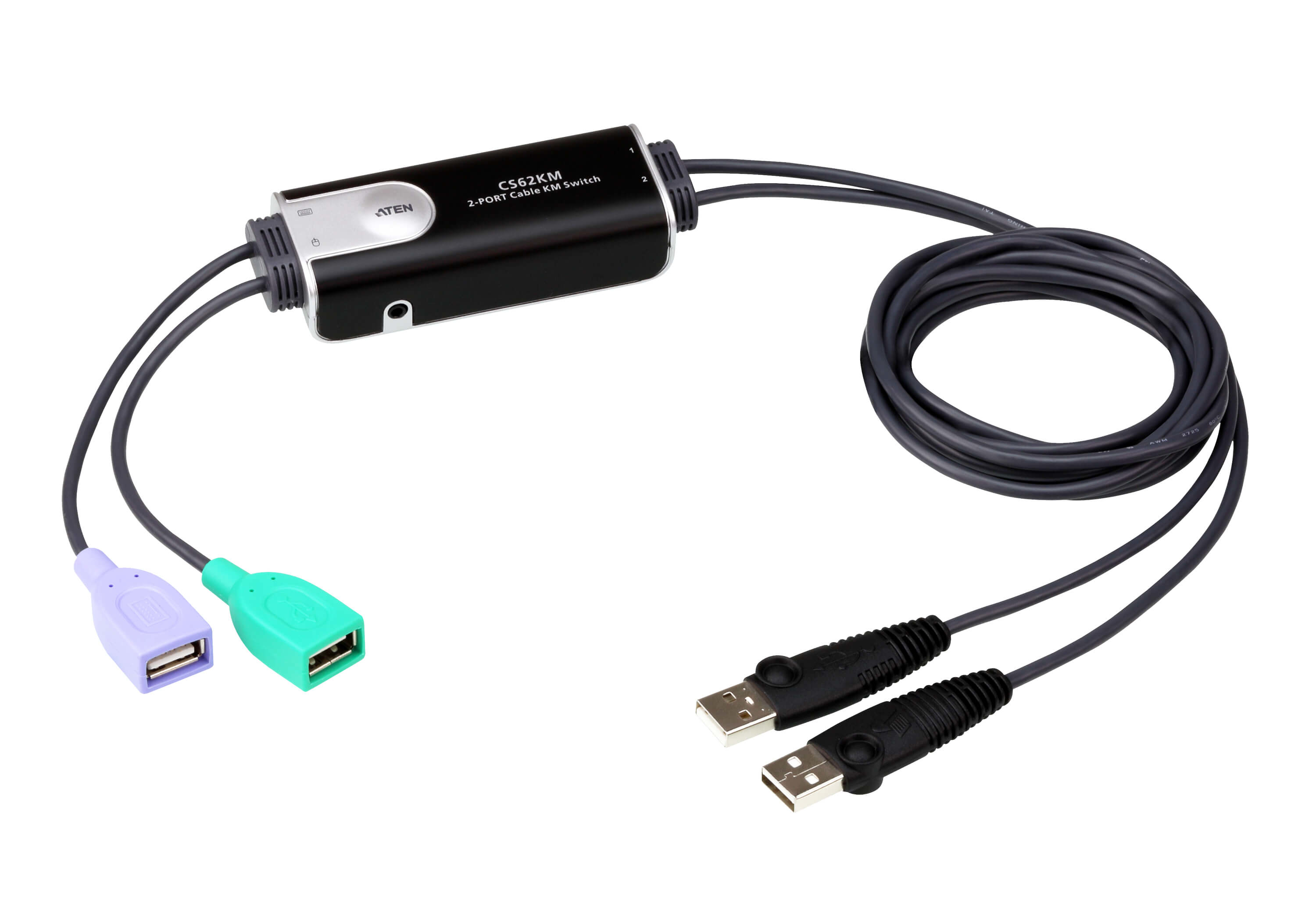 ATEN CS62KM - Commutateur clavier/souris