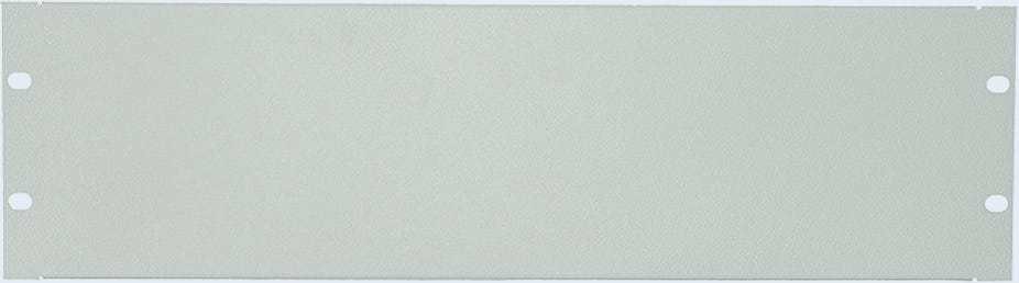 Panneau d'obturation 19", 4U, gris