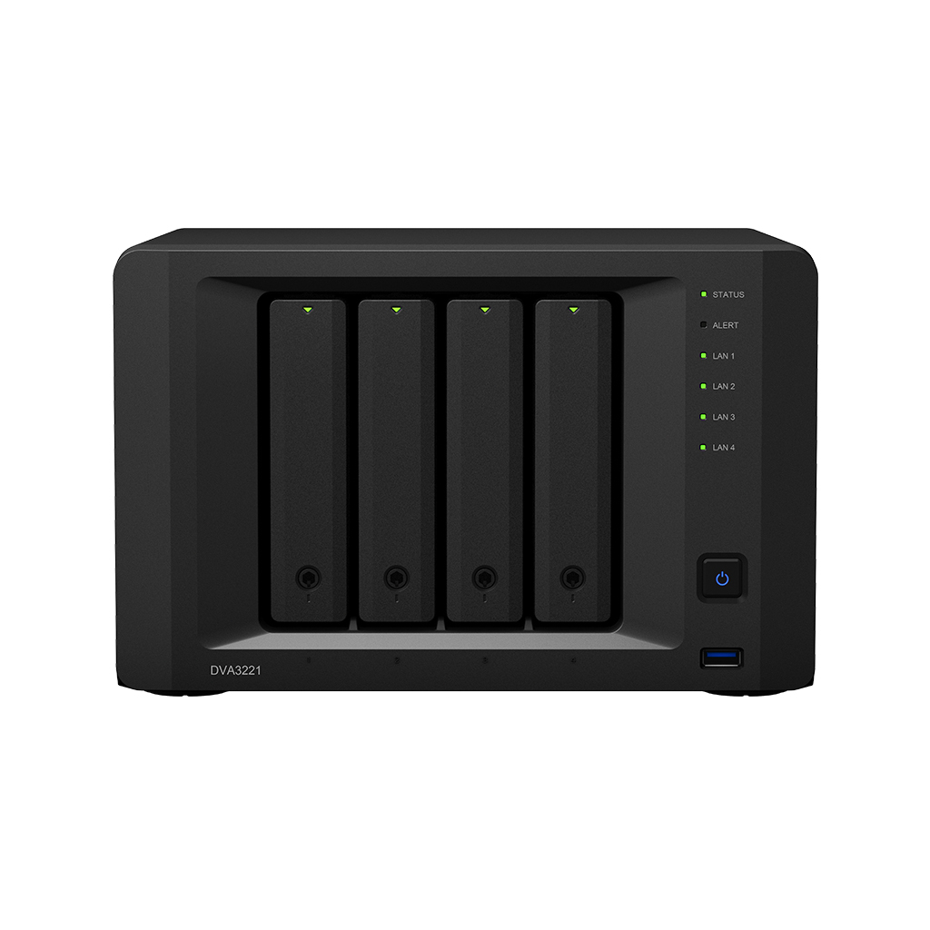 Synology DVA3221 Deep Learning NVR Atom C3538