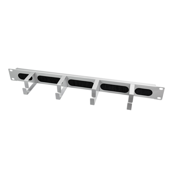 Panneau de gestion des câbles LogiLink 19" 4 anneaux en acier