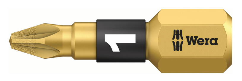Wera 855/1 BDC bits - 1 stk(er) - Pozidriv - PZ 2 - 2,5 cm - 25,4 / 4 mm (1 / 4") - Sekskantet - 5056702001