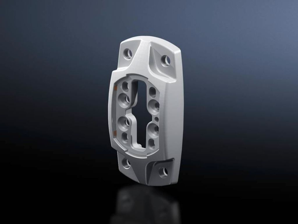 Rittal CP 60 Small - Bracket for support arm system - wall mountable, floor bracket - RAL 7035 - 6206.820