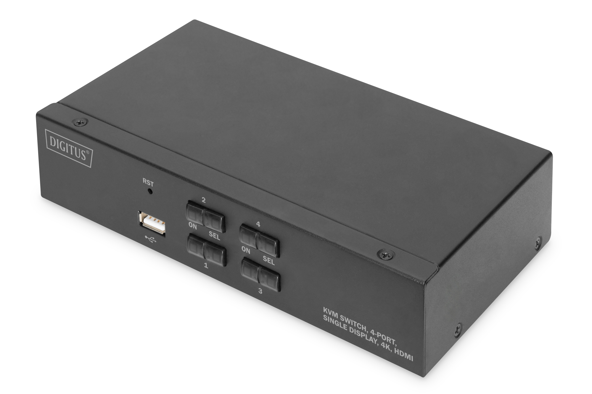 DIGITUS 2-portars HDMI KVM 4K - DS-12880