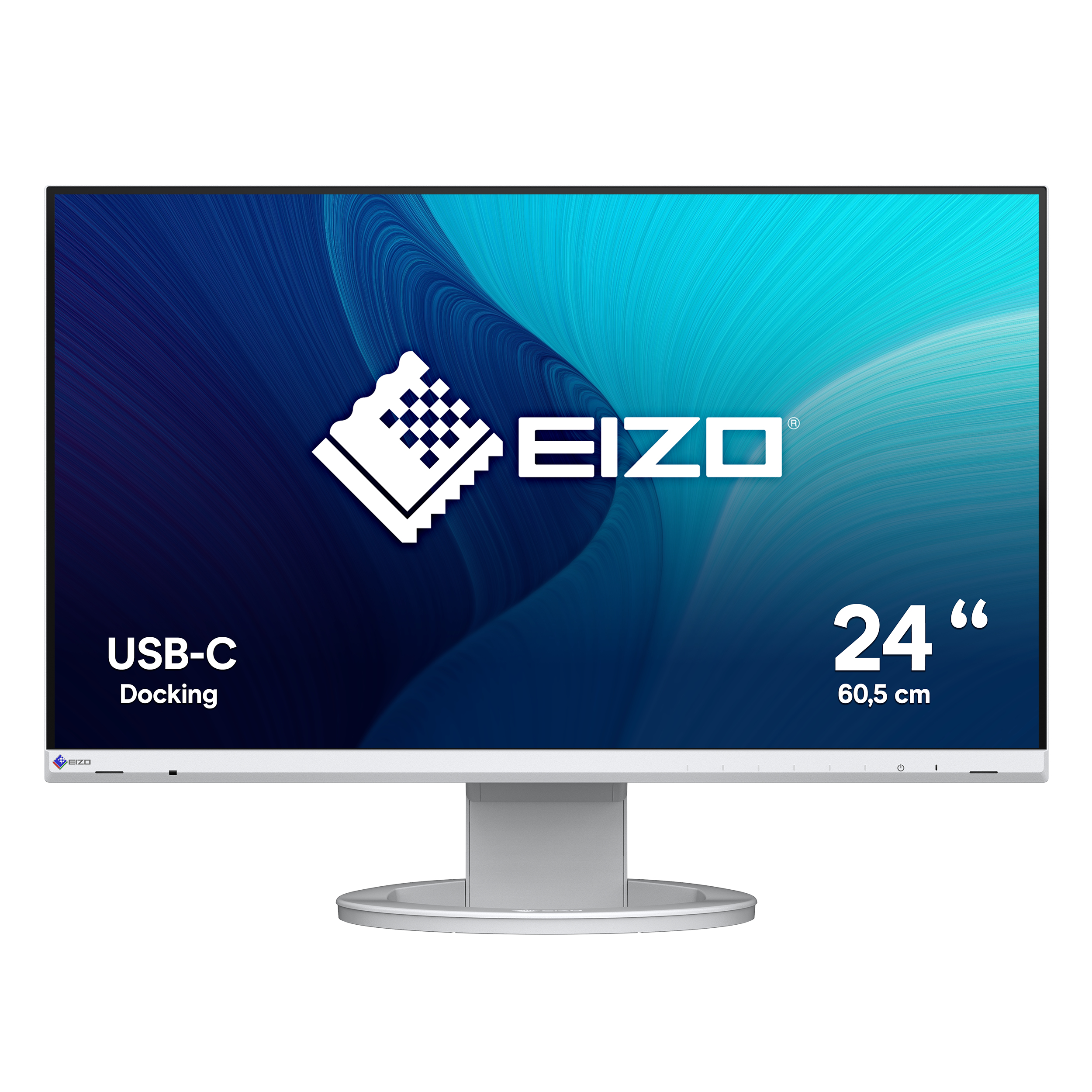 EIZO FlexScan EV2480-WT - 60,5 cm (23,8") - 1920 x 1080 pixels - Full HD - LED - 5 ms - Blanc