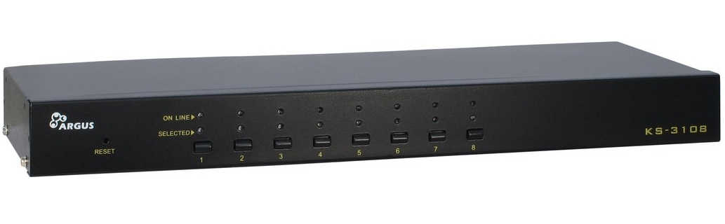 Inter-Tech 88887164 KVM switch 1920x1080 with LAN