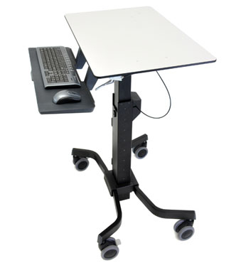 Ergotron TeachWell Mobile Digital Workspace - Chariot multimédia - Graphite - Gris - Métal - 17,5 kg - UL - 51 cm