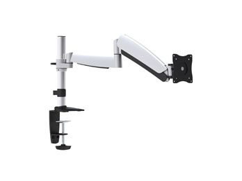 Support de bureau articulé Equip pour écran 13"-27" - Pince - 33 cm (13") - 68,6 cm (27") - 100 x 100 mm - Réglage de la hauteur - Blanc