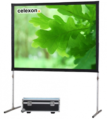 celexon Mobil Expert 366 x 274 cm - 4:3 - Noir, Blanc