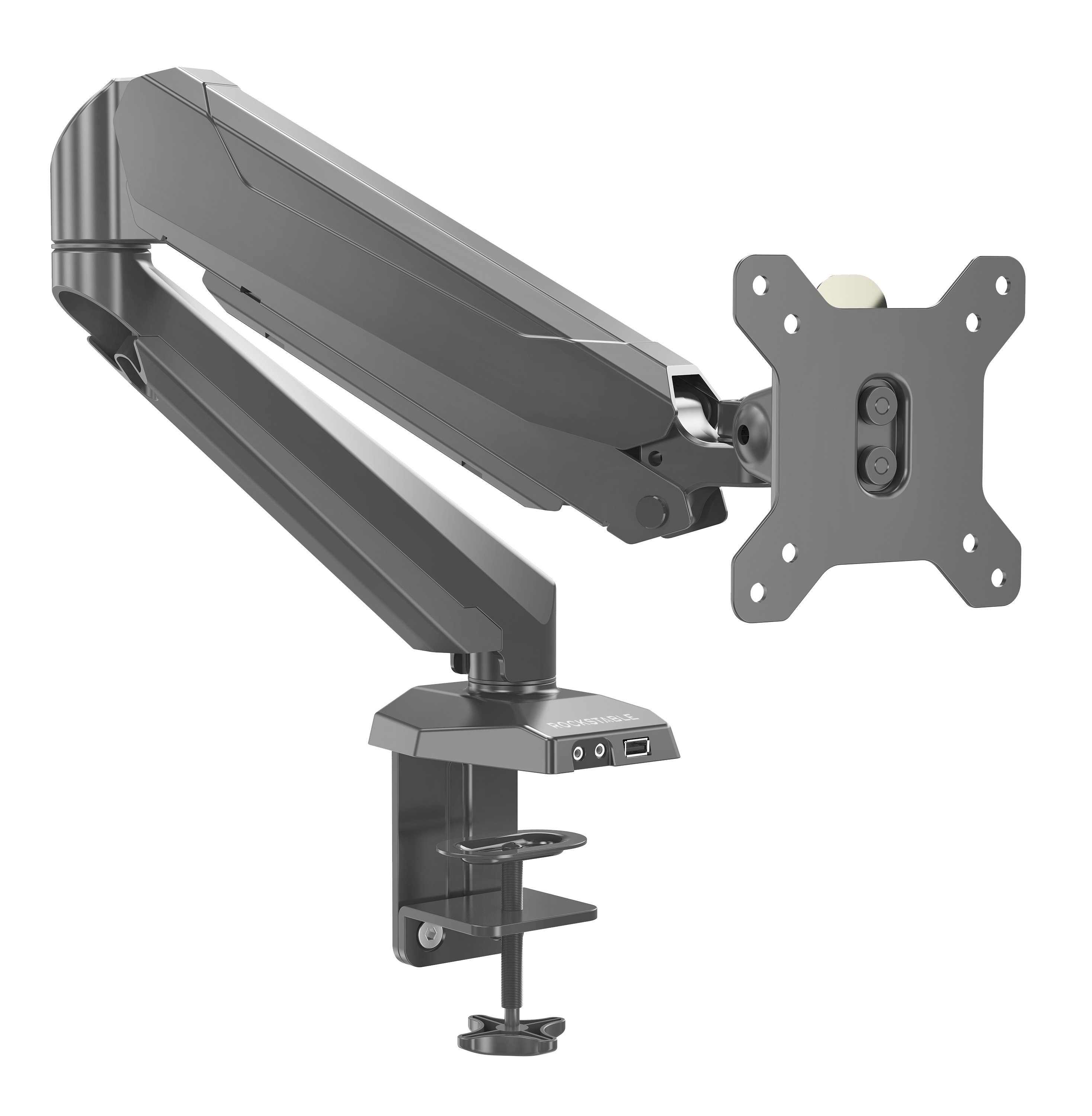 Rockstable RS-MM010B Support d'écran simple 8kg Pince/Boulon Noir