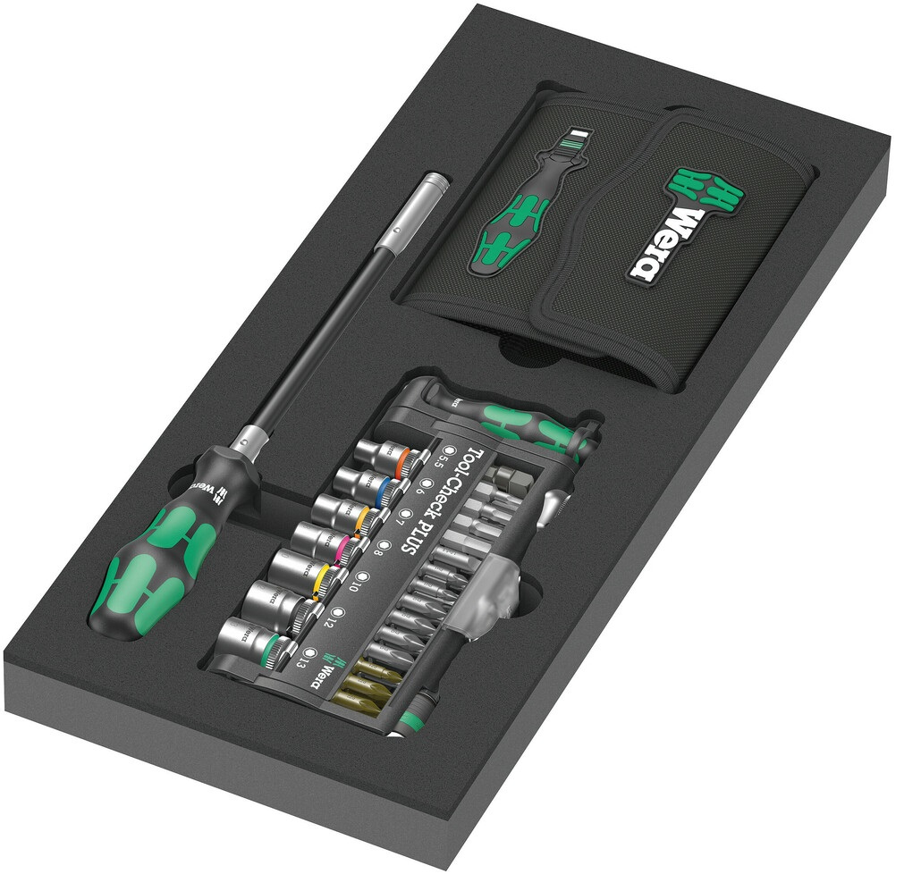 Tournevis Wera Kraftform Kompakt + Tool-Check PLUS 1/4"