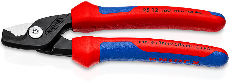 KNIPEX StepCut Coupe-câbles électriques - 160 mm - 240 g