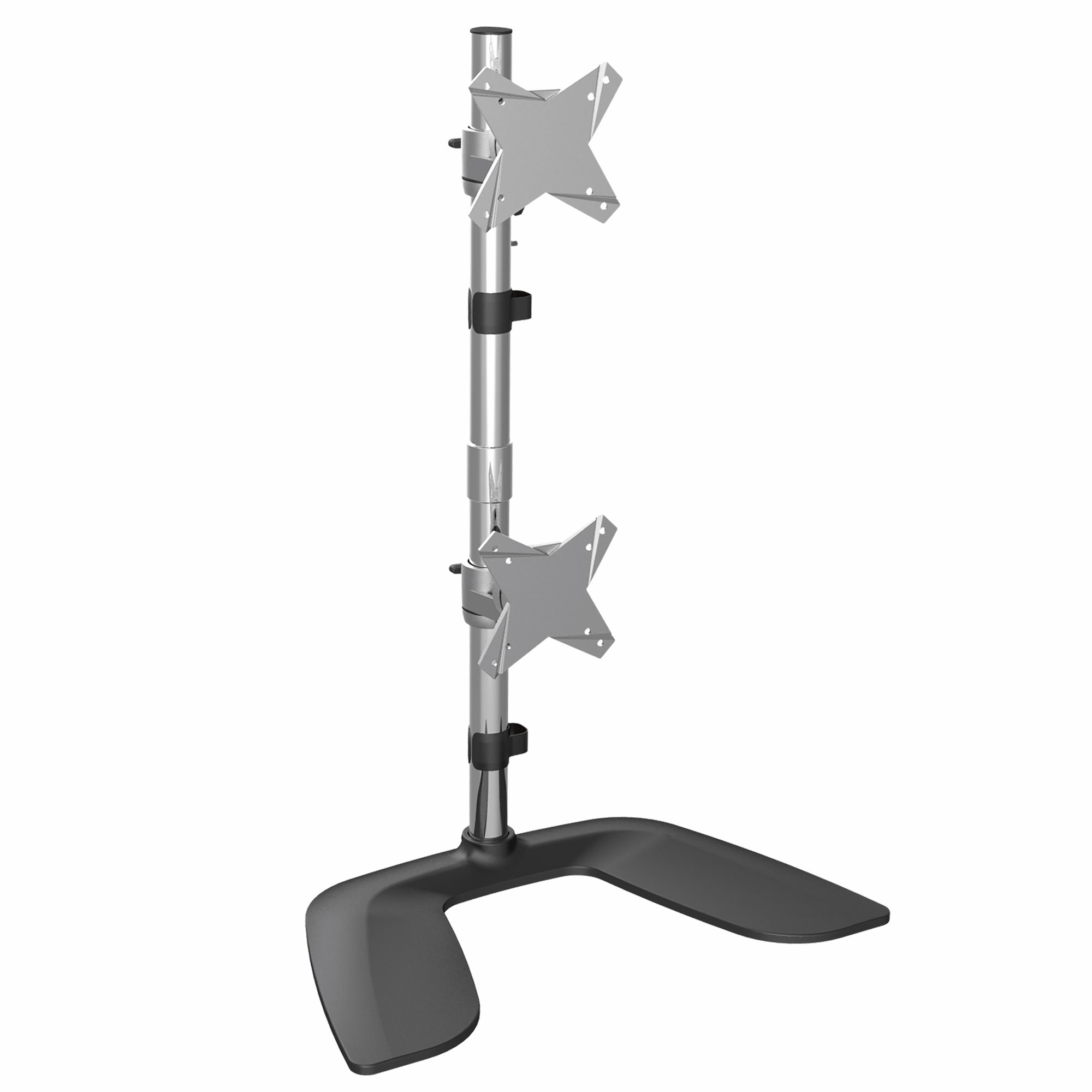 Support vertical pour écran double StarTech 27 pouces en aluminium