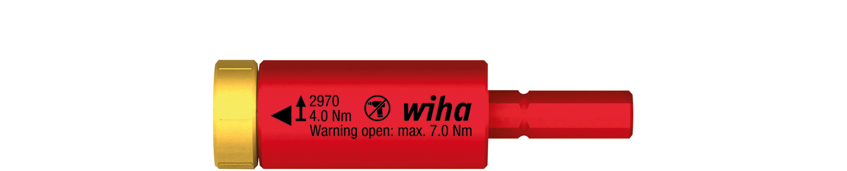 Wiha 2970 Tournevis dynamométrique - Précision 4 Nm réglable