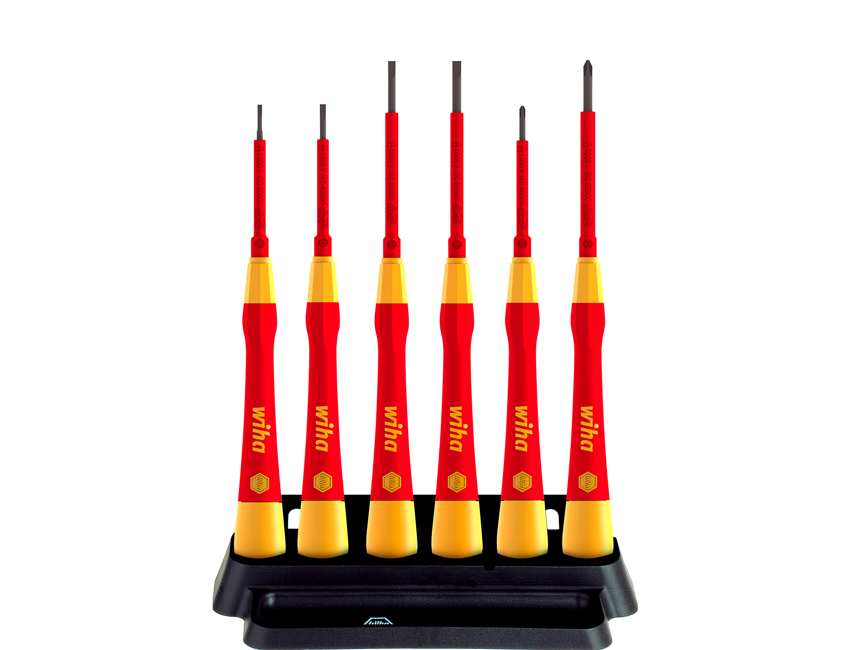 Outil Wiha PicoFinish, rouge/jaune, 360 g