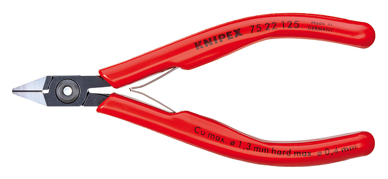 KNIPEX 75 22 125 Pince coupante diagonale pour l'électronique et la mécanique de précision