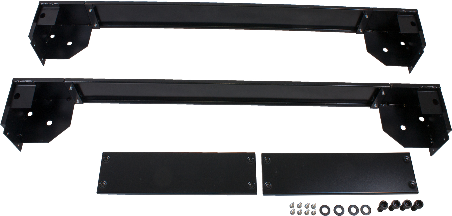 Rockstable 19" Plate-forme à roulettes à douille SPCC Acier Noir