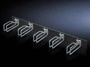 Panneau avant Rittal 19" Marshalling, 2 HU, 5 Supports de câbles 85 x 125 mm