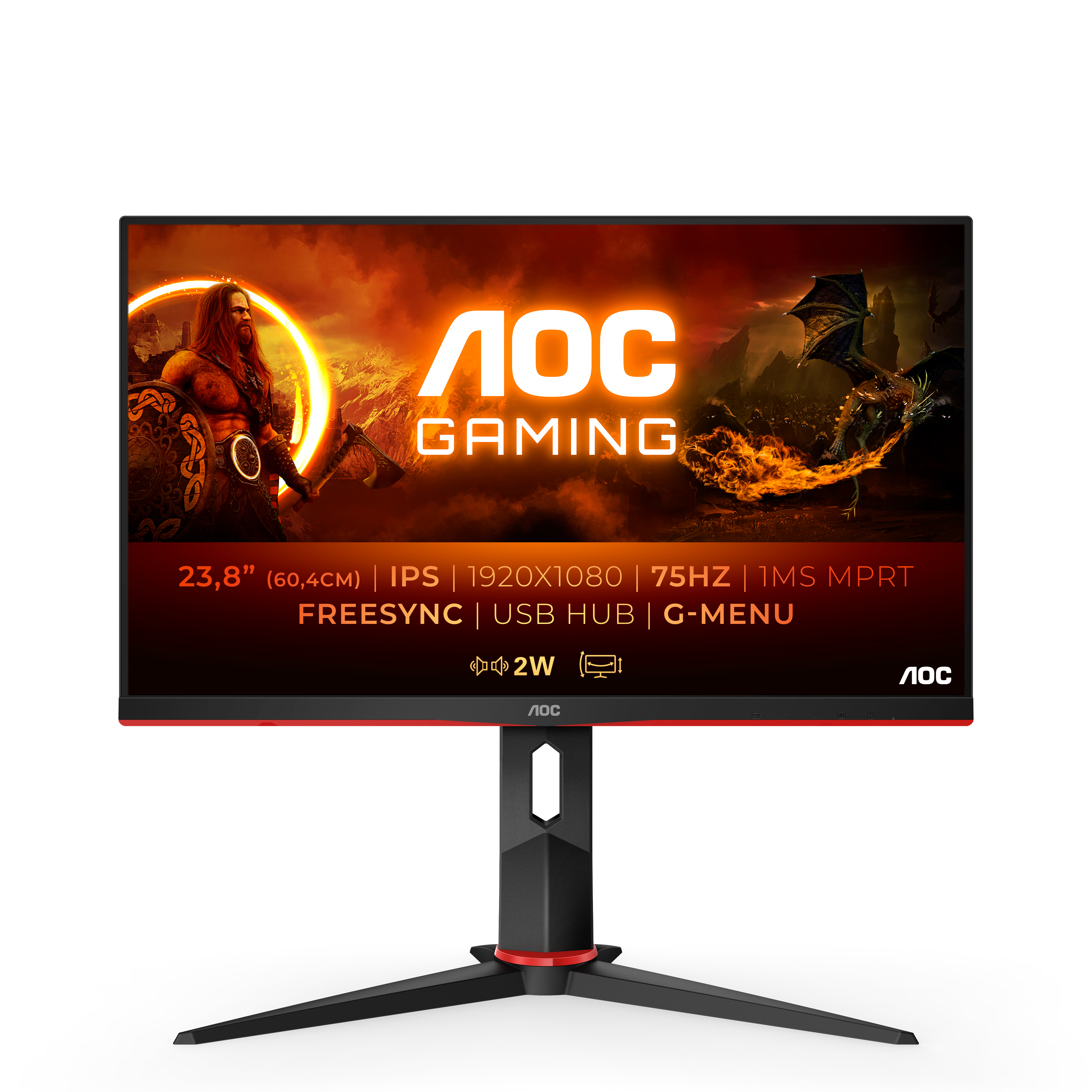 AOC G2 24G2U5/BK 23.8" Full HD LED screen