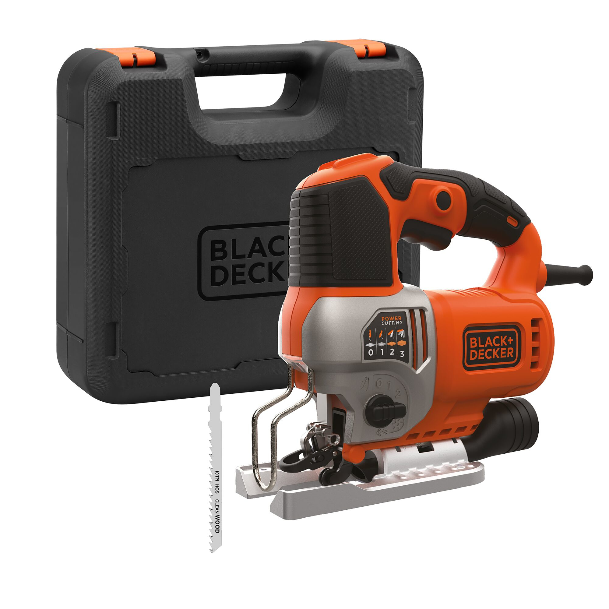 Black & Decker BES610K-QS stikksag 9 cm kuttedybde AC-drevet verktøy - BES610K-QS