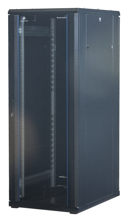Rockstable 32U 19" Armoire de serveur en verre trempé autoportante