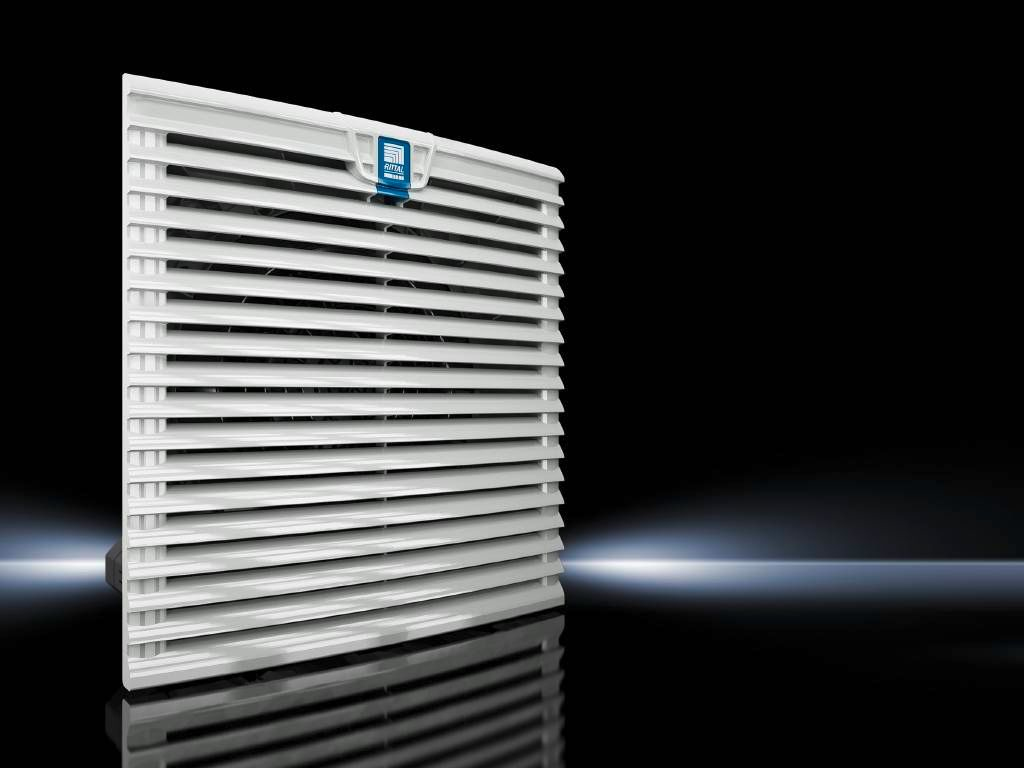 Rittal TopTherm - Rack fan and filter units - with cooling fan - RAL 7035 (3241.100) - 3241100