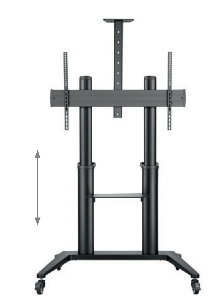 Hagor BrackIT Stand HD XXL 140 kg 65"-120" VESA 1000x600 Support inclinable