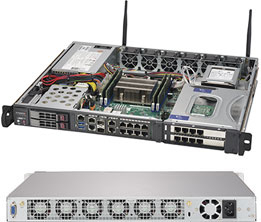 Supermicro 1019D-4C-FHN13TP - 2.2 GHz - D-2123IT - DDR4-SDRAM - 350 W - Rack (1U)
