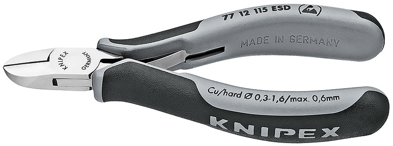 KNIPEX 77 12 115 ESD Pince coupante diagonale - 11,5 cm - 80 g