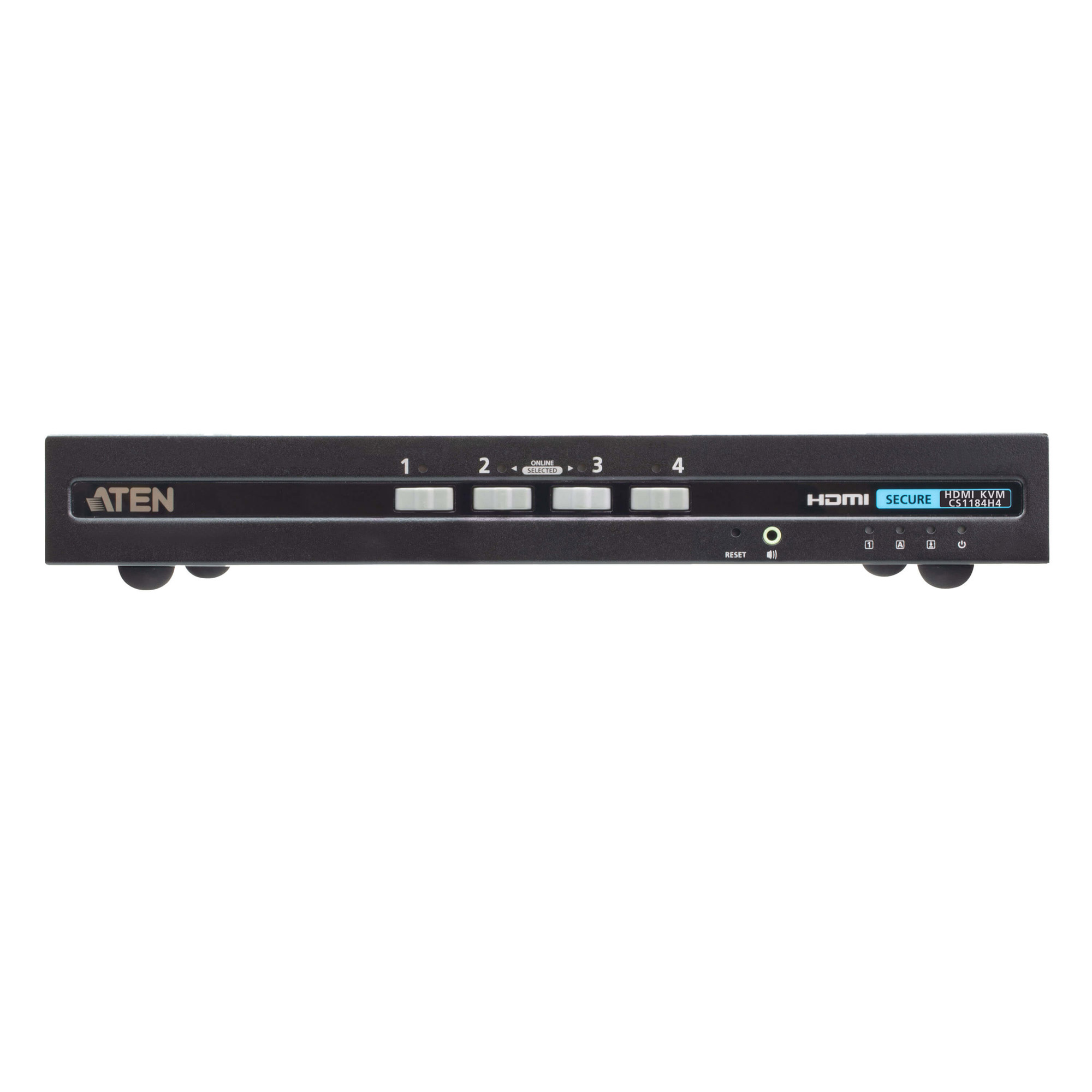 Commutateur KVM HDMI 4K ATEN CS1184H4 4 ports - Conforme PSS PP4.0 sécurisé