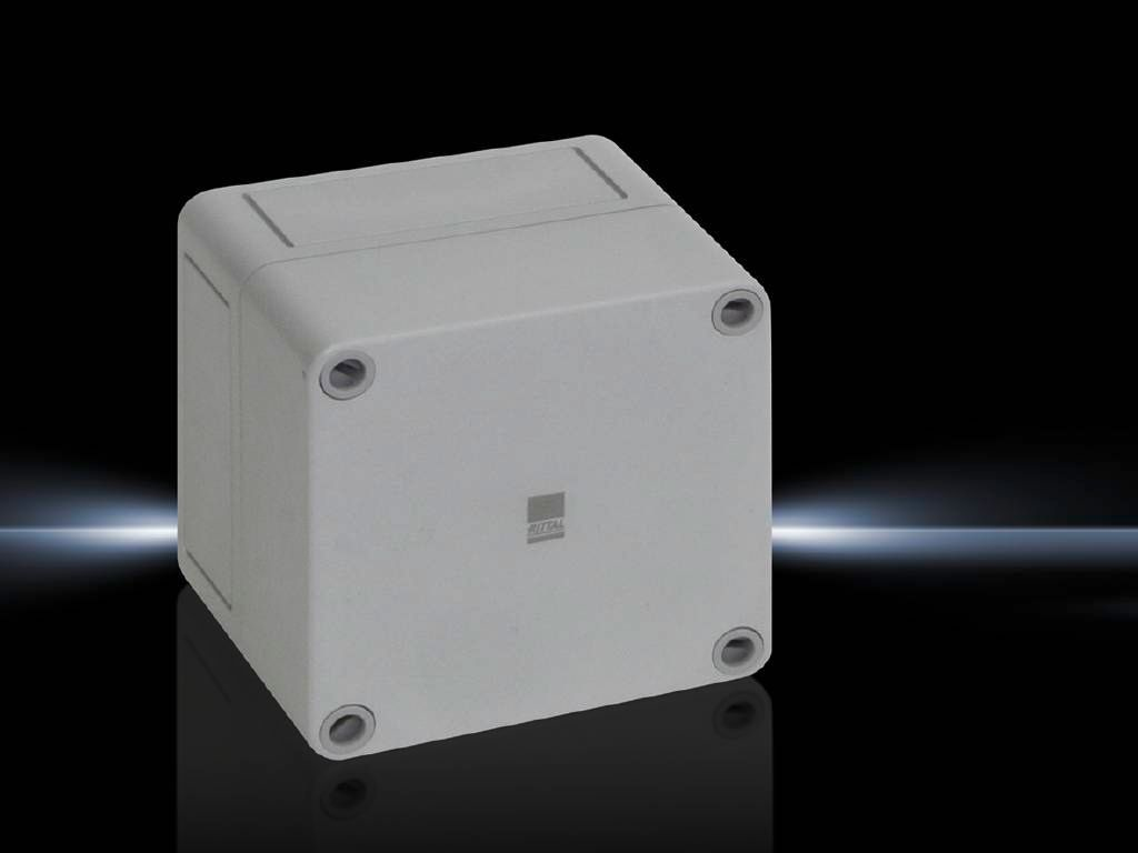 Rittal installationshus 94 x 94 x 81 polykarbonat (RAL 7035) PC 9505.000 6 st. - 9505000