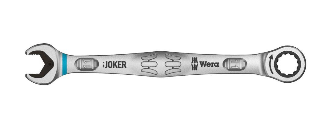 Wera Joker - 11 mm - Acier inoxydable - Acier au chrome-molybdène - Chromé - Mat - Allemagne
