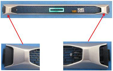 Blendensatz for Systemgehäuse - for Nimble Storage dHCI Medium Solution with ...