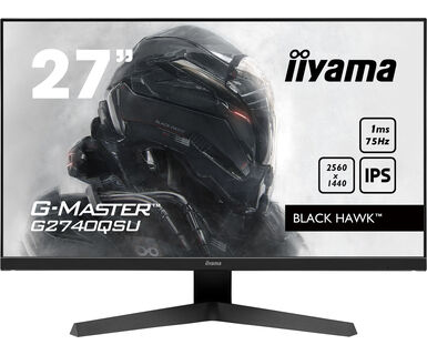 Iiyama G-MASTER Black Hawk - 68.6 cm (27") - 2560 x 1440 pixels - Wide Quad HD - LED - 1 ms - Black