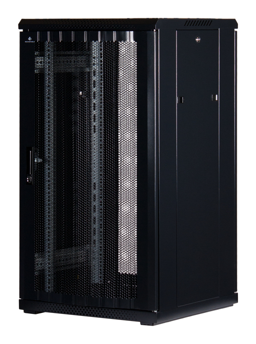 Rockstable 22U 19" Armoire de serveur Porte Maillée Autoportante