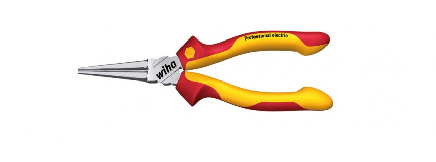 Wiha Z 09 0 06 pointed pliers, 16 cm, red/yellow steel, 140 g