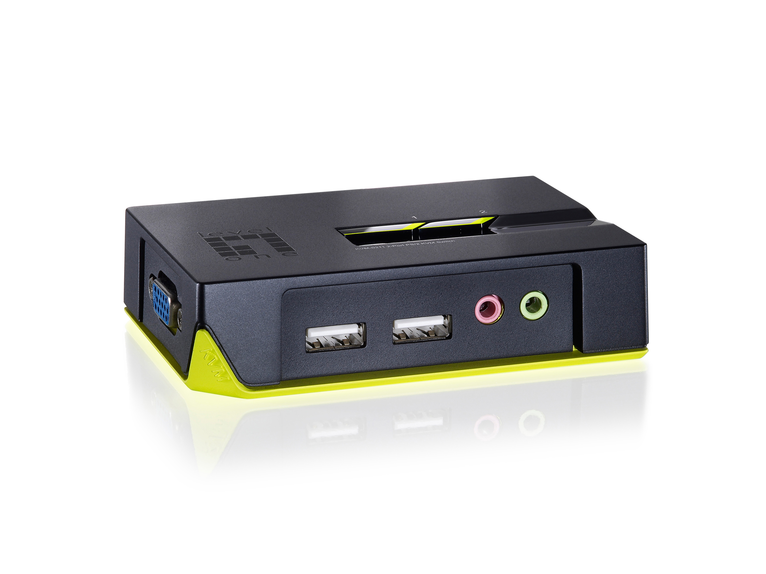 LevelOne KVM-0221 Commutateur KVM USB VGA 2 ports
