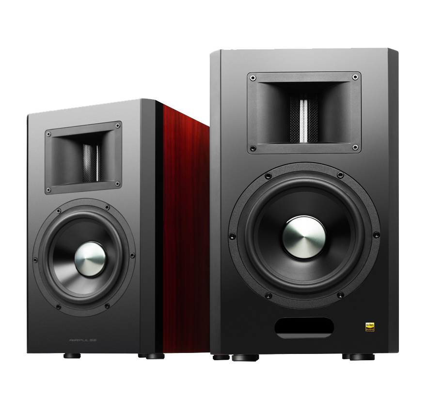 Enceintes actives Edifier AIRPULSE A300PRO 2.0 Bluetooth cerise, boîtier actif
