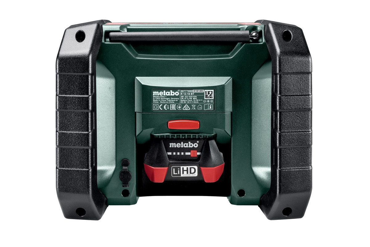 Radio de chantier Metabo R 12-18 BT