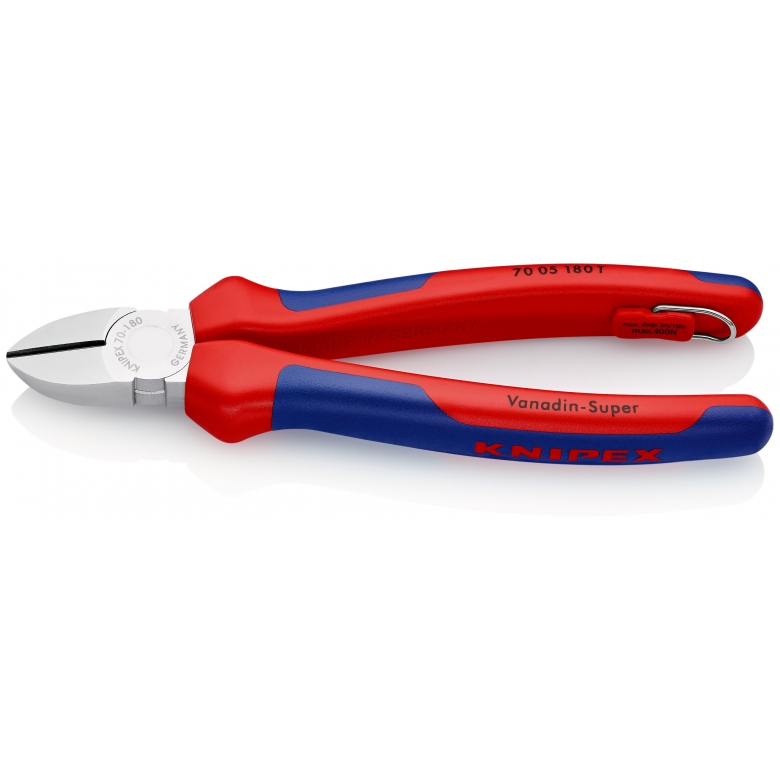 Pince coupante diagonale KNIPEX 70 05 180 T - 18 cm - 258 g